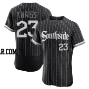 Matt Thaiss Men's Chicago White Sox Black Authentic 2021 City Connect Jersey