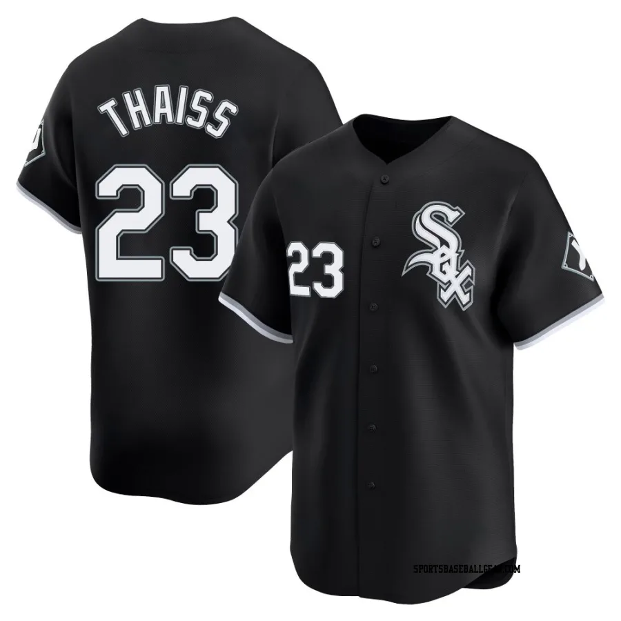 Matt Thaiss Men's Chicago White Sox Black Limited Alternate Jersey