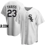 Matt Thaiss Men's Chicago White Sox White Replica Home Jersey