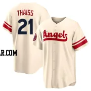 Matt Thaiss Men's Los Angeles Angels Cream Replica 2022 City Connect Jersey