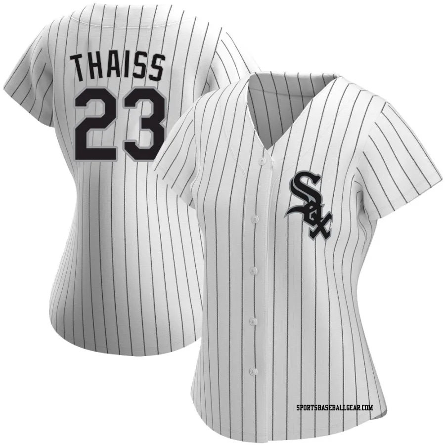 Matt Thaiss Women's Chicago White Sox White Authentic Home Jersey