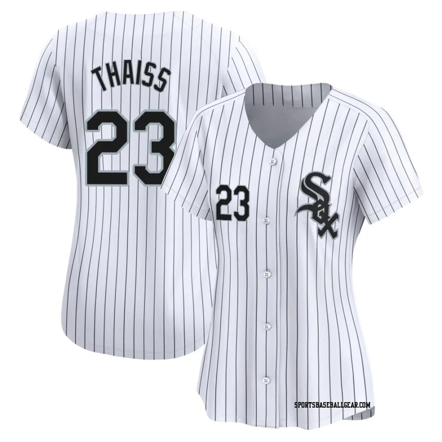 Matt Thaiss Women's Chicago White Sox White Limited Home Jersey