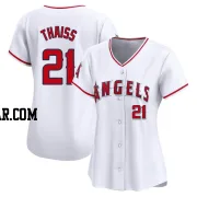 Matt Thaiss Women's Los Angeles Angels White Limited Home Jersey