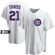 Matt Thaiss Youth Chicago Cubs White Replica Home Jersey