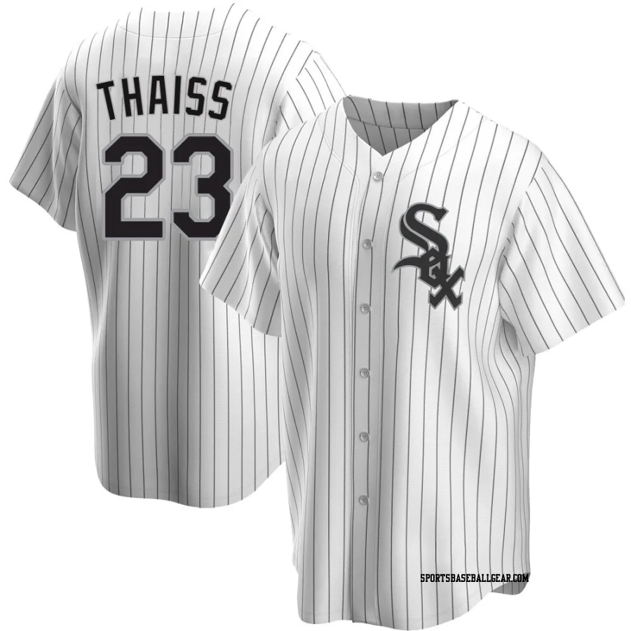 Matt Thaiss Youth Chicago White Sox White Replica Home Jersey