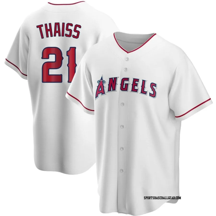 Matt Thaiss Youth Los Angeles Angels White Replica Home Jersey