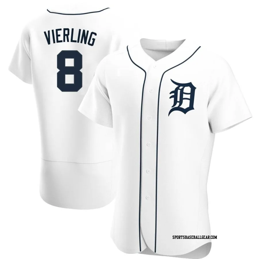 Matt Vierling Men's Detroit Tigers White Authentic Home Jersey