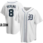 Matt Vierling Men's Detroit Tigers White Replica Home Jersey