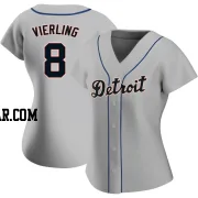 Matt Vierling Women's Detroit Tigers Gray Authentic Road Jersey