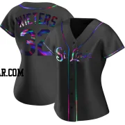 Matt Wieters Women's St. Louis Cardinals Black Holographic Replica Alternate Jersey