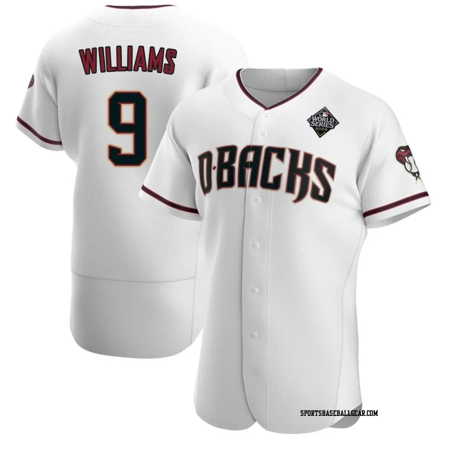 Matt Williams Men's Arizona Diamondbacks White Authentic Crimson Home 2023 World Series Jersey