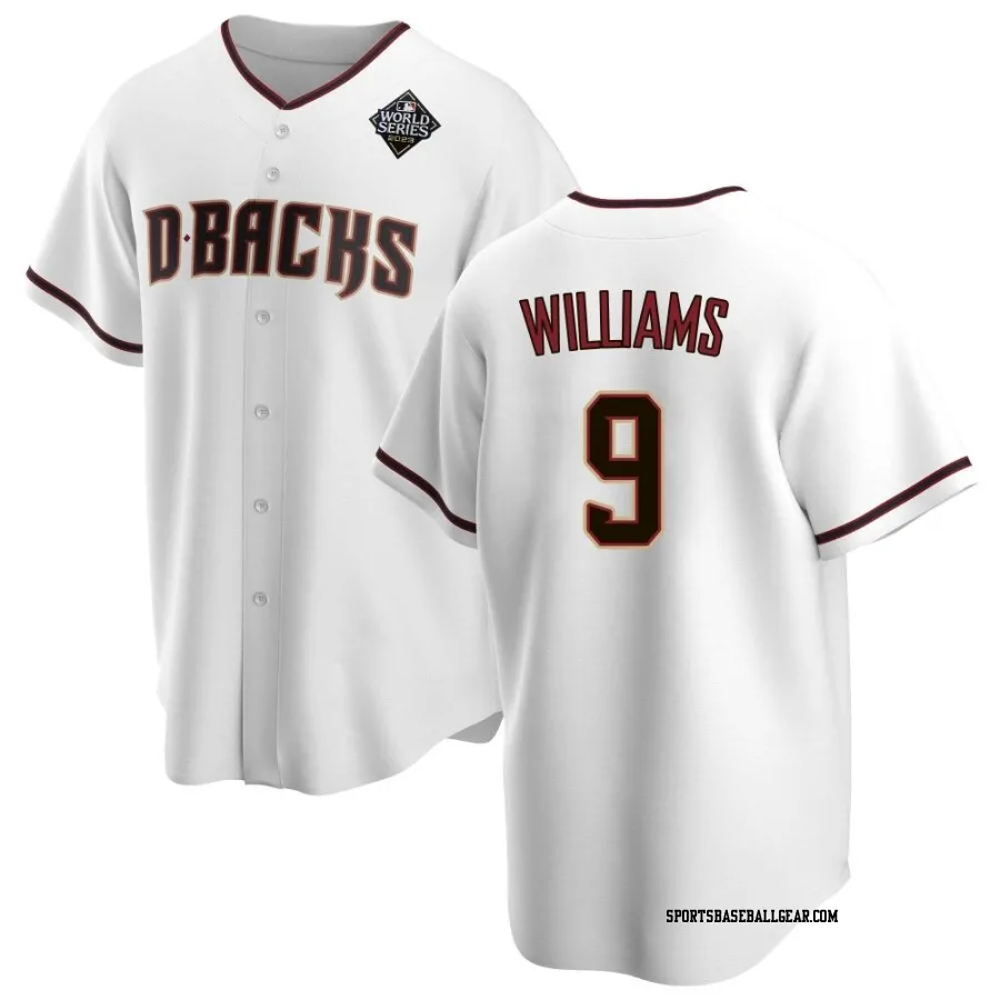 Matt Williams Men's Arizona Diamondbacks White Replica Home 2023 World Series Jersey