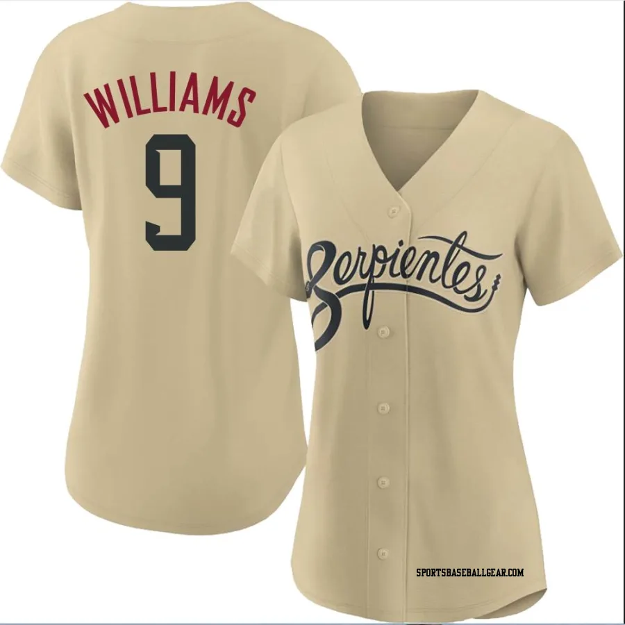 Matt Williams Women's Arizona Diamondbacks Gold Authentic 2021 City Connect Cool Base Jersey