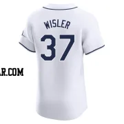 Matt Wisler Men's Tampa Bay Rays White Elite Home Jersey