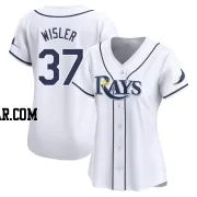 Matt Wisler Women's Tampa Bay Rays White Limited Home Jersey