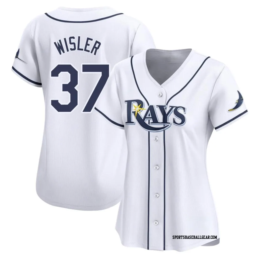 Matt Wisler Women's Tampa Bay Rays White Limited Home Jersey