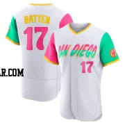 Matthew Batten Men's San Diego Padres White Authentic 2022 City Connect Jersey