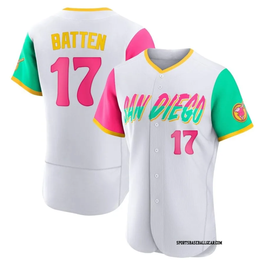 Matthew Batten Men's San Diego Padres White Authentic 2022 City Connect Jersey