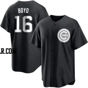 Matthew Boyd Men's Chicago Cubs Black/White Replica Jersey