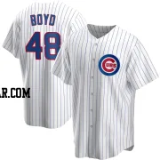 Matthew Boyd Men's Chicago Cubs White Replica Home Jersey