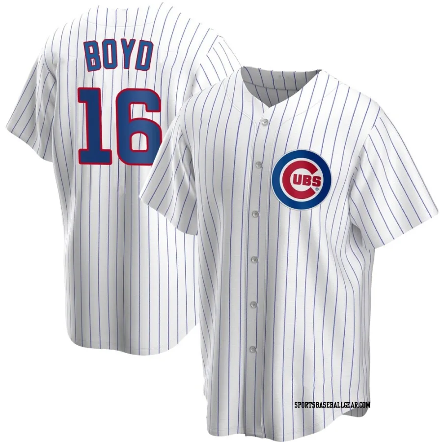 Matthew Boyd Men's Chicago Cubs White Replica Home Jersey