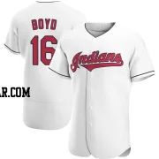 Matthew Boyd Men's Cleveland Guardians White Authentic Home Jersey