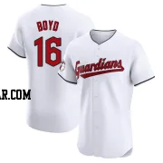 Matthew Boyd Men's Cleveland Guardians White Elite Home Jersey