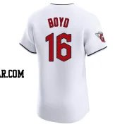 Matthew Boyd Men's Cleveland Guardians White Elite Home Jersey