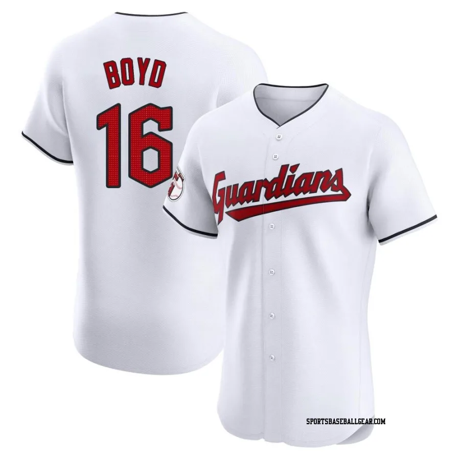 Matthew Boyd Men's Cleveland Guardians White Elite Home Jersey