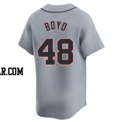 Matthew Boyd Men's Detroit Tigers Gray Limited Road Jersey