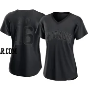 Matthew Boyd Women's Chicago Cubs Black Authentic Pitch Fashion Jersey