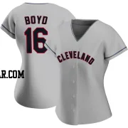 Matthew Boyd Women's Cleveland Guardians Gray Authentic Road Jersey