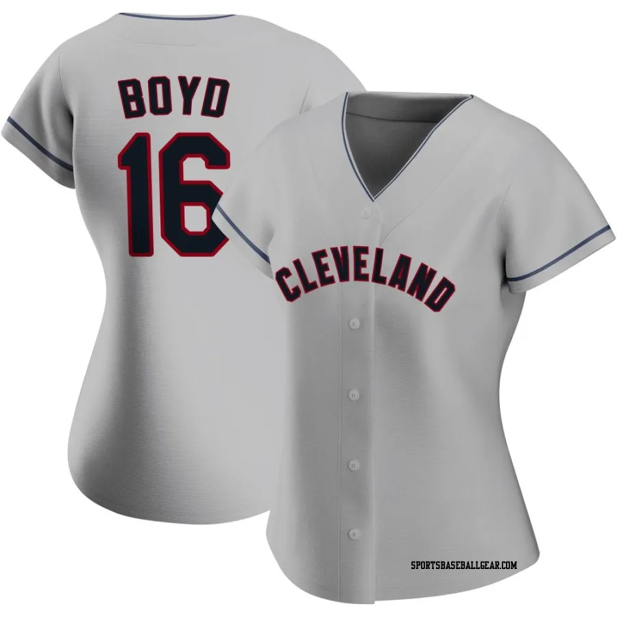 Matthew Boyd Women's Cleveland Guardians Gray Authentic Road Jersey