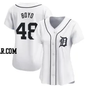 Matthew Boyd Women's Detroit Tigers White Limited Home Jersey