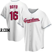 Matthew Boyd Youth Cleveland Guardians White Replica Home Jersey