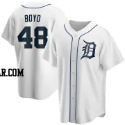 Matthew Boyd Youth Detroit Tigers White Replica Home Jersey