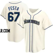 Matthew Festa Men's Seattle Mariners Cream Replica Alternate Jersey