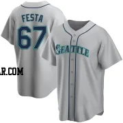 Matthew Festa Men's Seattle Mariners Gray Replica Road Jersey