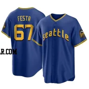 Matthew Festa Men's Seattle Mariners Royal Replica 2023 City Connect Jersey