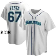 Matthew Festa Men's Seattle Mariners White Replica Home Jersey