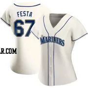 Matthew Festa Women's Seattle Mariners Cream Authentic Alternate Jersey