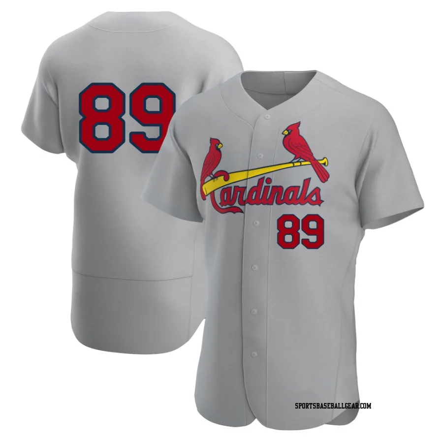 Matthew Koperniak Men's St. Louis Cardinals Gray Authentic Road Jersey