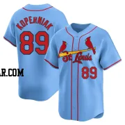 Matthew Koperniak Men's St. Louis Cardinals Light Blue Limited Alternate Jersey