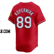 Matthew Koperniak Men's St. Louis Cardinals Red Limited 2024 City Connect Jersey