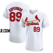 Matthew Koperniak Men's St. Louis Cardinals White Elite Home Jersey