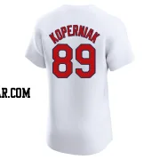 Matthew Koperniak Men's St. Louis Cardinals White Elite Home Jersey