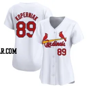 Matthew Koperniak Women's St. Louis Cardinals White Limited Home Jersey