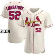 Matthew Liberatore Men's St. Louis Cardinals Cream Authentic Alternate Jersey