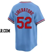 Matthew Liberatore Men's St. Louis Cardinals Light Blue Limited Cooperstown Collection Jersey