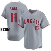 Matthew Lugo Men's Los Angeles Angels Gray Limited Away Jersey